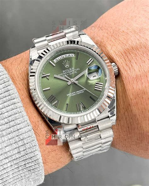 rolex 228239 green dials|228239 Rolex day date.